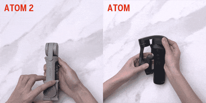 Snoppa ATOM 2 Phone Gimbal with 3-Axis, auto-foldable design launched on Kickstarter 4 Snoppa ATOM 2 vs Snoppa ATOM
