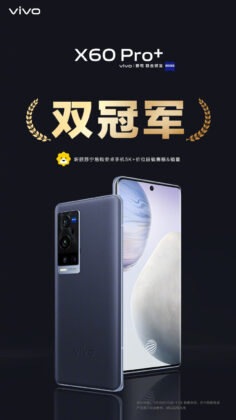 First day sales record of the vivo X60 Pro+ increased by 369% compared to predecessor 9