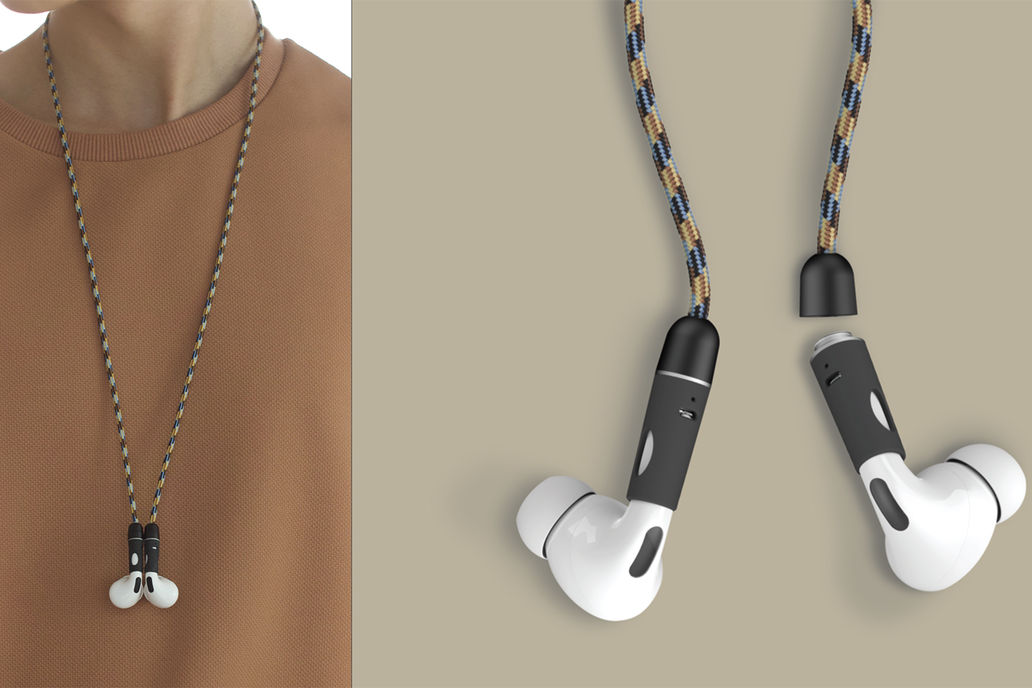 The PodChain Pro lets you charge Apple AirPods Pro while using them