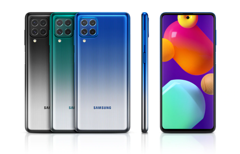 Galaxy M62 en primer plano