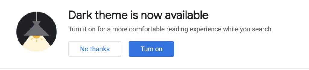 Google Search gets Dark Mode on Desktop - Gizmochina