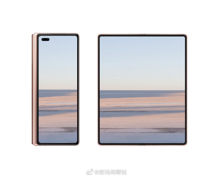 Huawei Mate X2 foldable leak suggests Galaxy Z Fold 2-like design