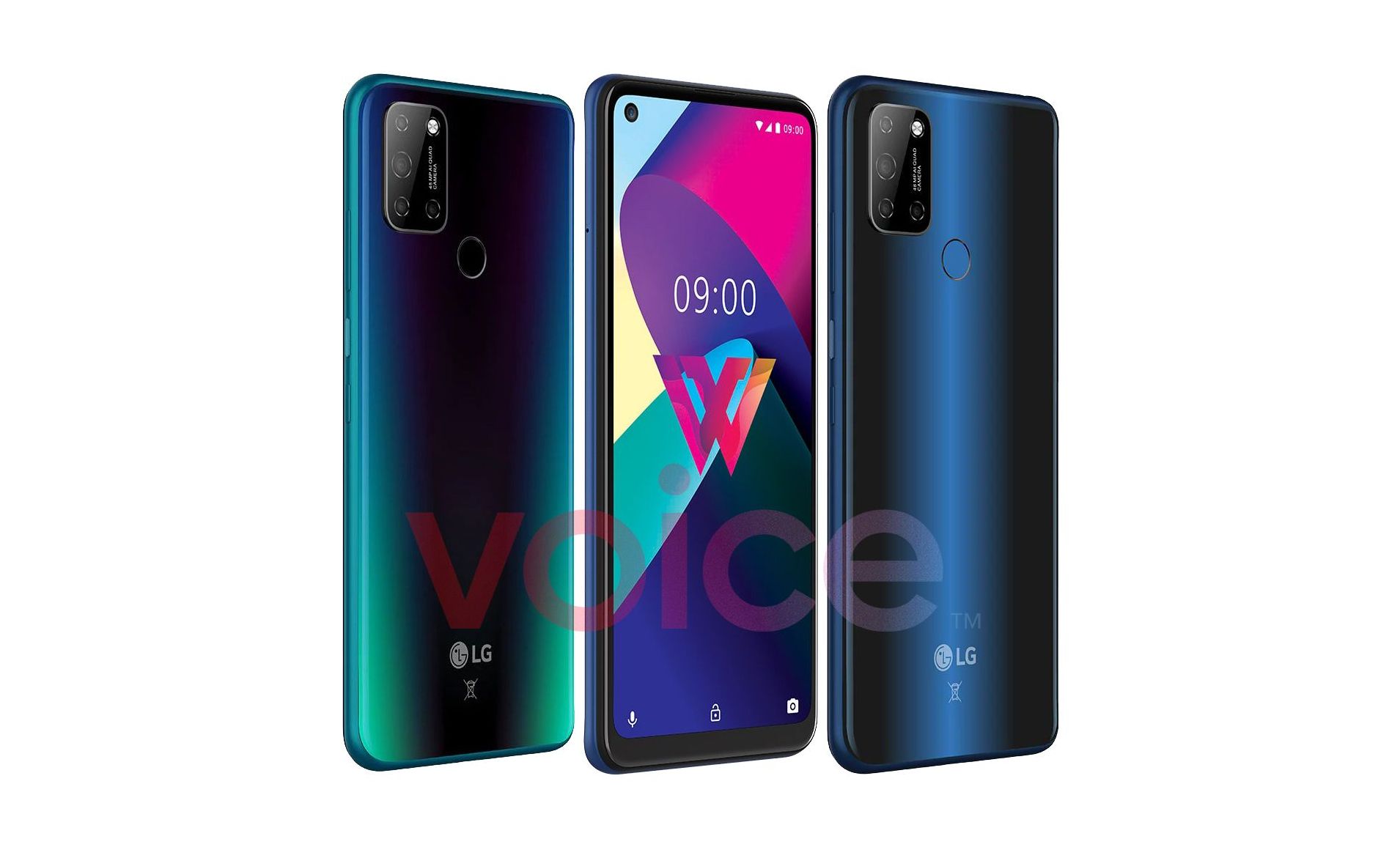 Fuga del LG W41 revela una pantalla perforada y cámaras cuádruples de 48MP. Aplicaciones Android