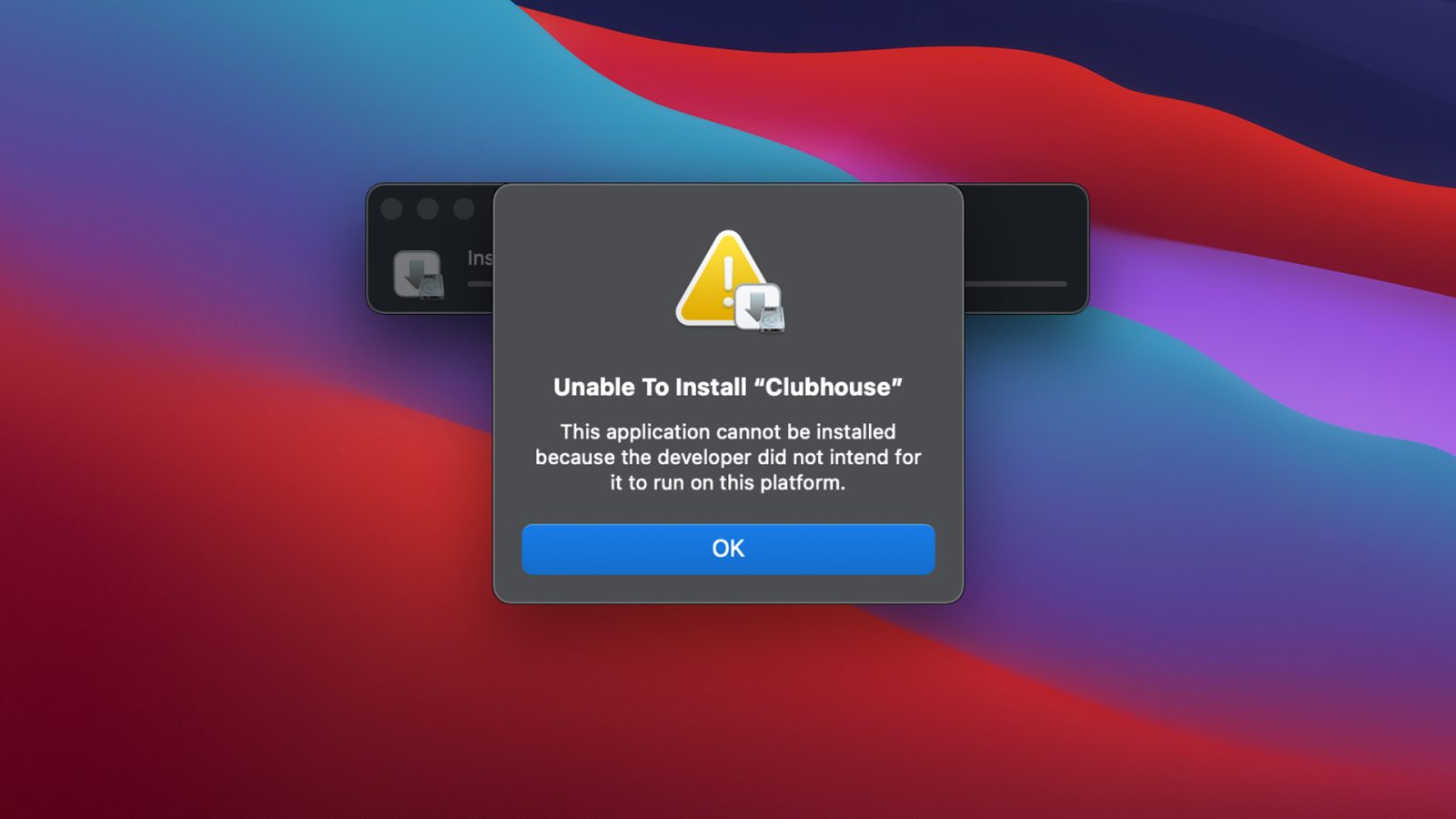 M1 Mac App Side-loading Error