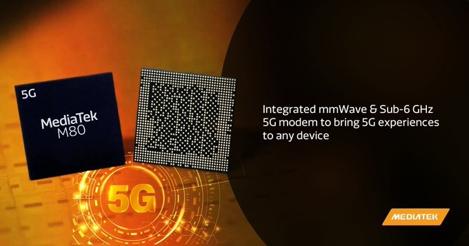 MediaTek Helio M80 5G modem