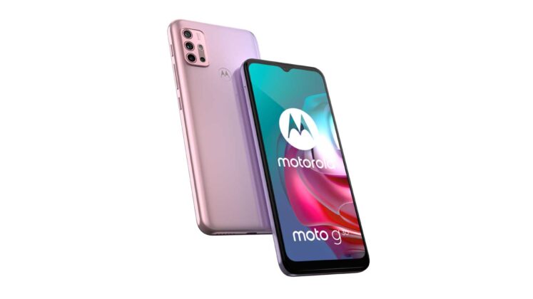 Motorola Moto G10 and Moto G30 are now official with IP52 rating, 5,000mAh battery and quad-camera 7 Motorola Moto G30 Pastel Sky Featured 02