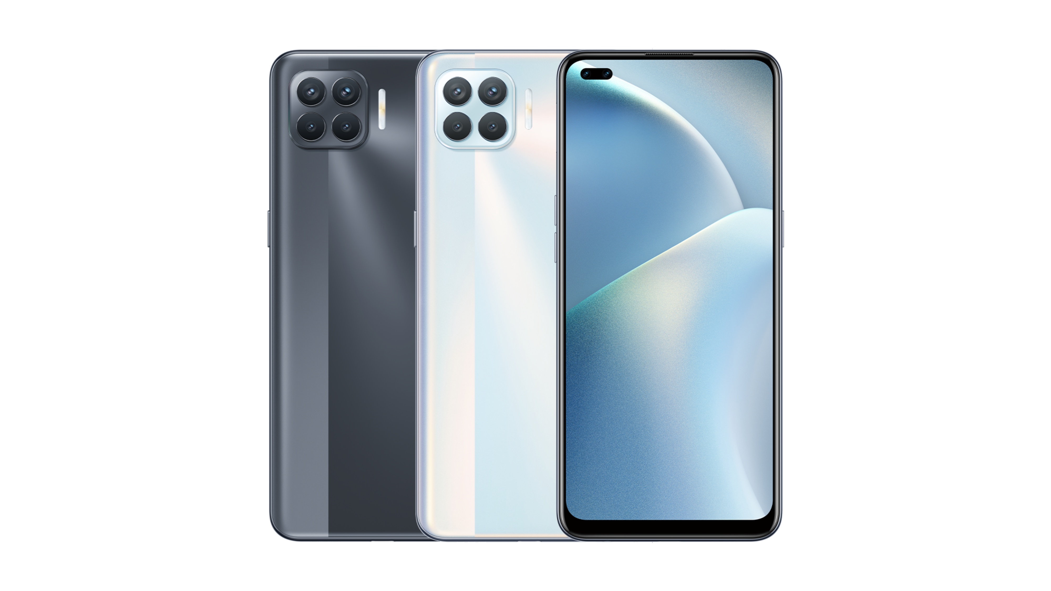 OPPO A93 Matte Black Metallic White Featured