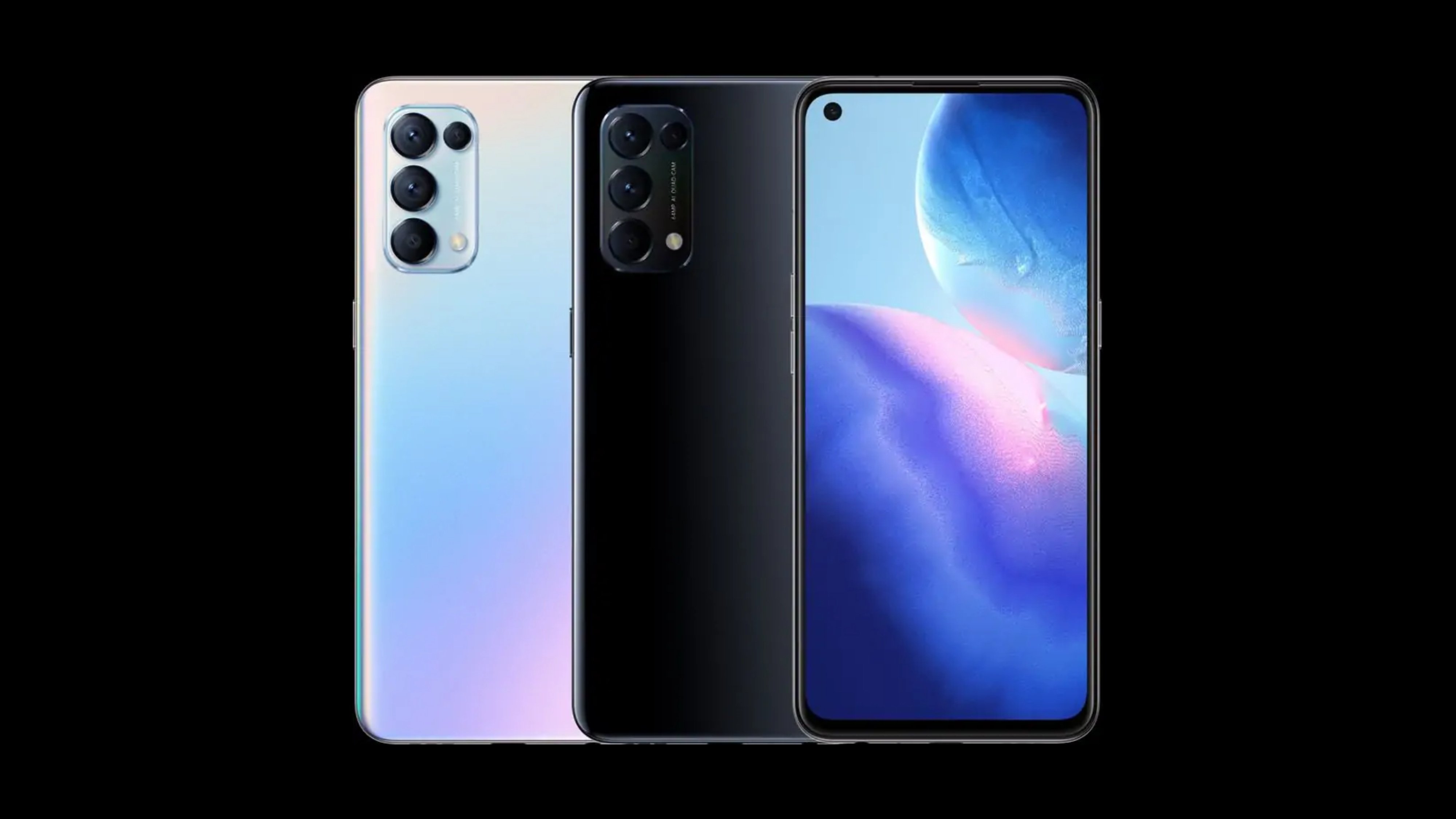 OPPO Reno5 Fantasy Silver Starry Black Featured