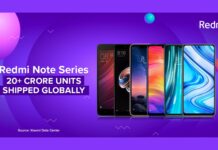 Redmi Note series has exceeded 200 million units in global shipments Redmi Note Series 200 Million Units Shipments