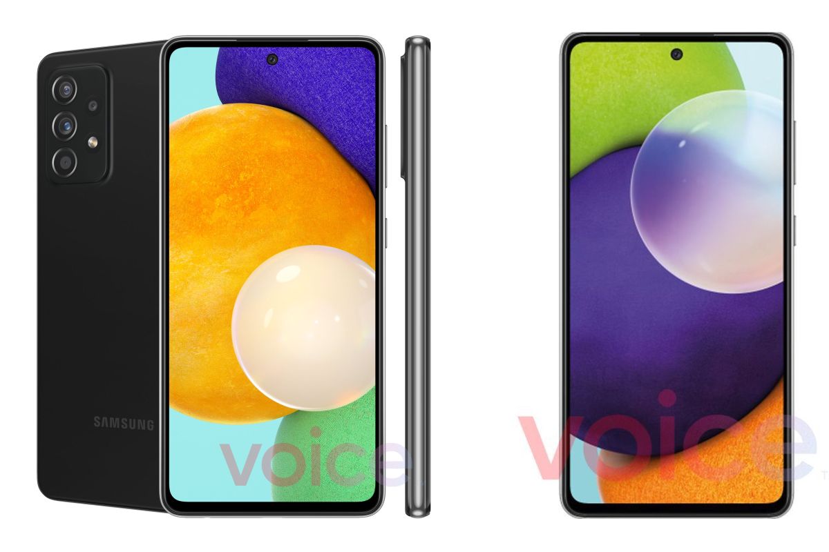 Samsung Galaxy A52 5G and Galaxy A72 5G leaked renders