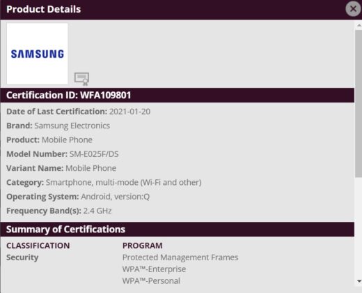 Samsung Galaxy E02 could launch soon in India as support page goes live 4 Samsung Galaxy E02
