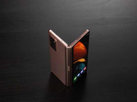Samsung Galaxy Z Fold 2 Standing Featured