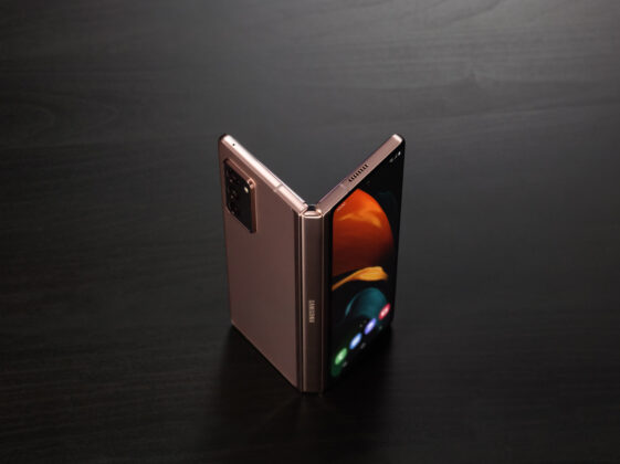 Galaxy S21 series gets up to $200 discount along with Z Flip 5G and Z Fold2 4 Samsung Galaxy Z Fold 2 Standing Featured