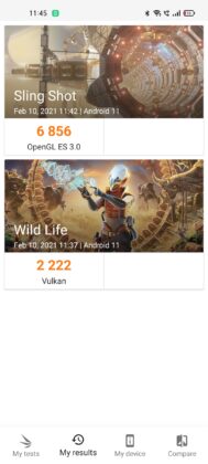 Reno5 Pro 3DMark