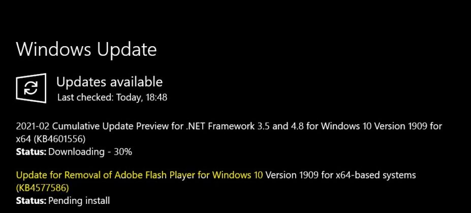 Microsoft rolling out a Windows 10 update to remove Adobe Flash Player 4 Microsoft Windows 10 Adobe Flash Player