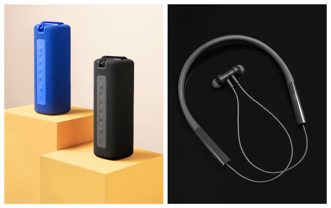 Xiaomi Mi Portable Bluetooth Speaker (16W) and Mi Neckband Bluetooth