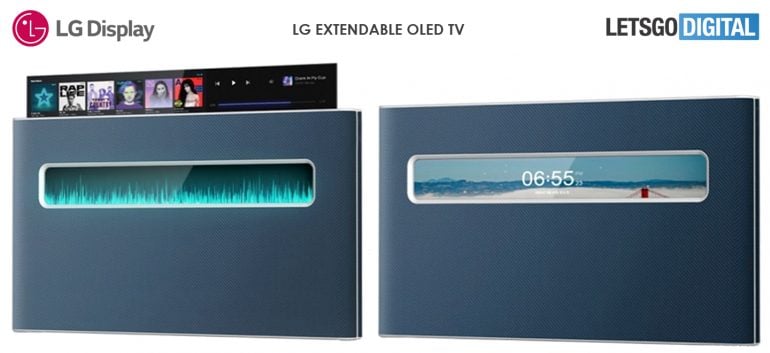 LG extendable OLED TV designextendable OLED TV design