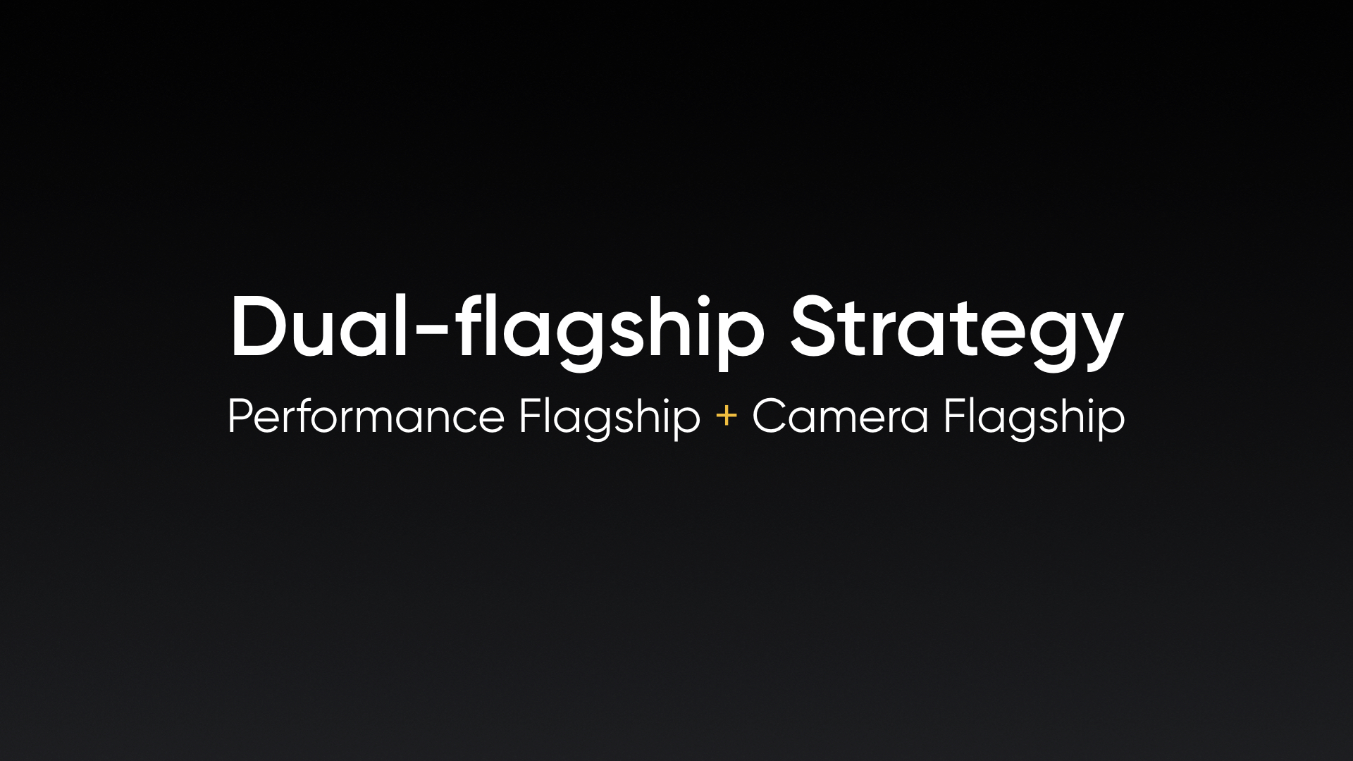 realme anuncia la estrategia «Dual-platform Dual-flagship»