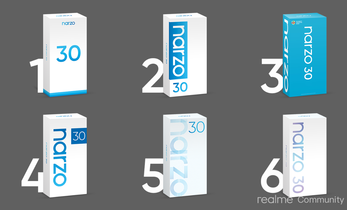realme narzo 30 Retail Box