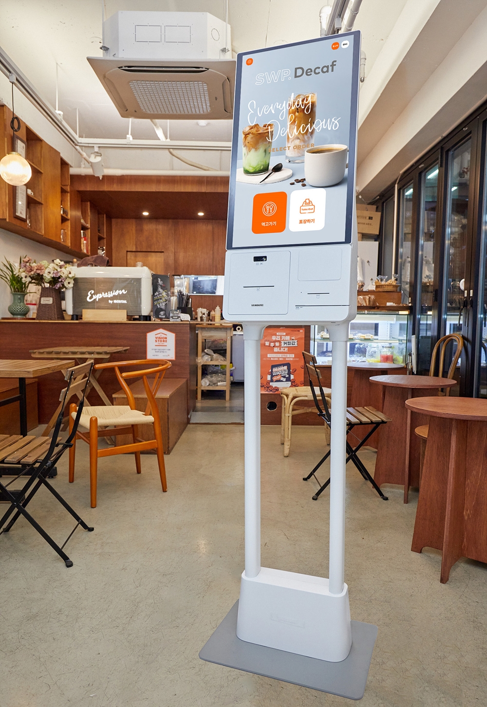 Samsung Kiosk is designed to change how stores take orders in this pandemic era Gizmochina