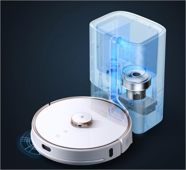 Viomi Alpha 1C Robot Vacuum with mopping and dust collection functions ...