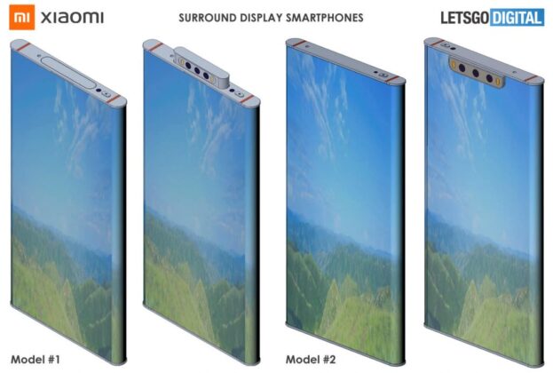 Xiaomi patents a Smartphone design with a surround display and an iPhone-like notch 6