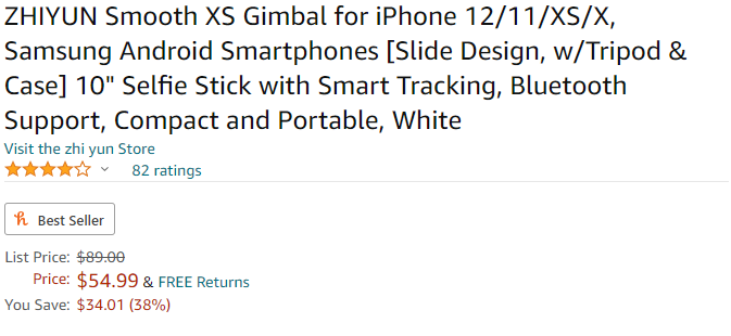 zhiyun gimbal 1