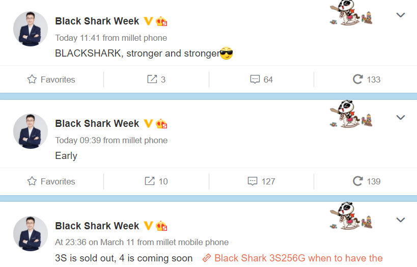 BLack Shark 4 is coming soon