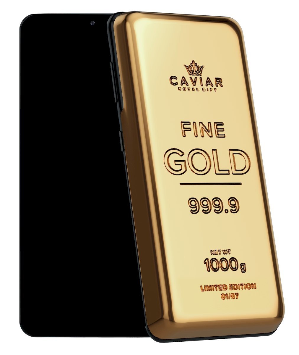 Samsung Galaxy S21 Ultra Pure Gold by Caviar