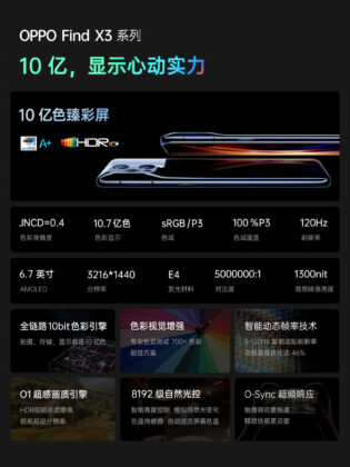 OPPO Find X3, Find X3 Pro Launched: Specs, Features, and Price 8 OPPO Find X3