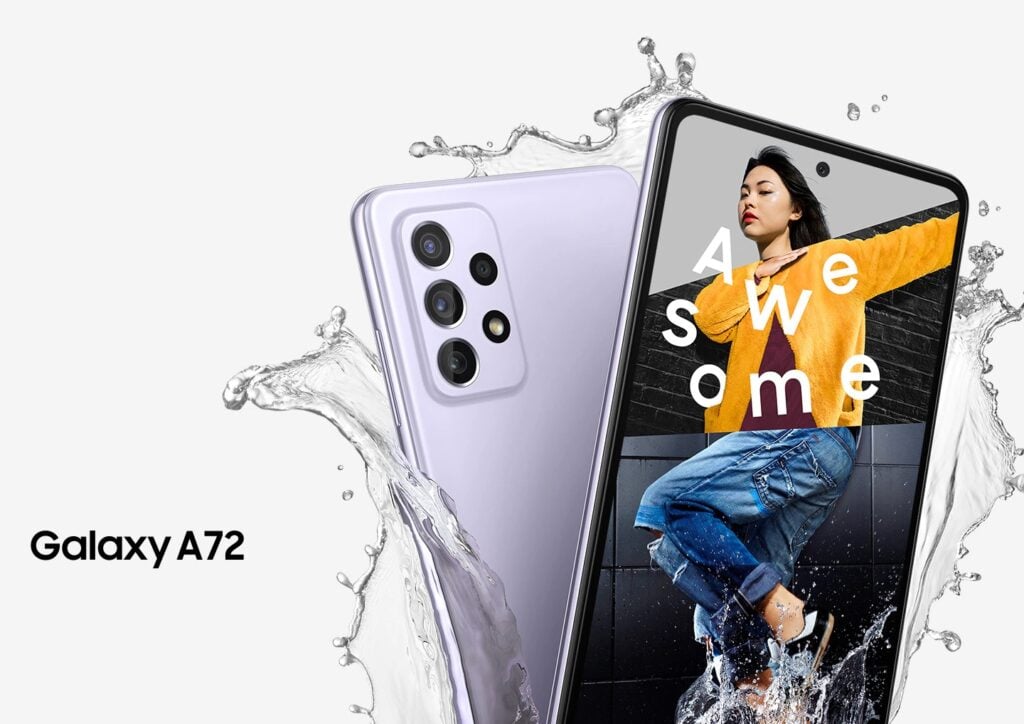 Samsung Galaxy A72 4G packs a high refresh rate, IP67 rating, telephoto