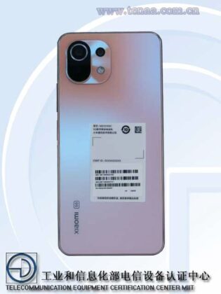 Xiaomi Mi 11 Lite 5G images appear on TENAA 8