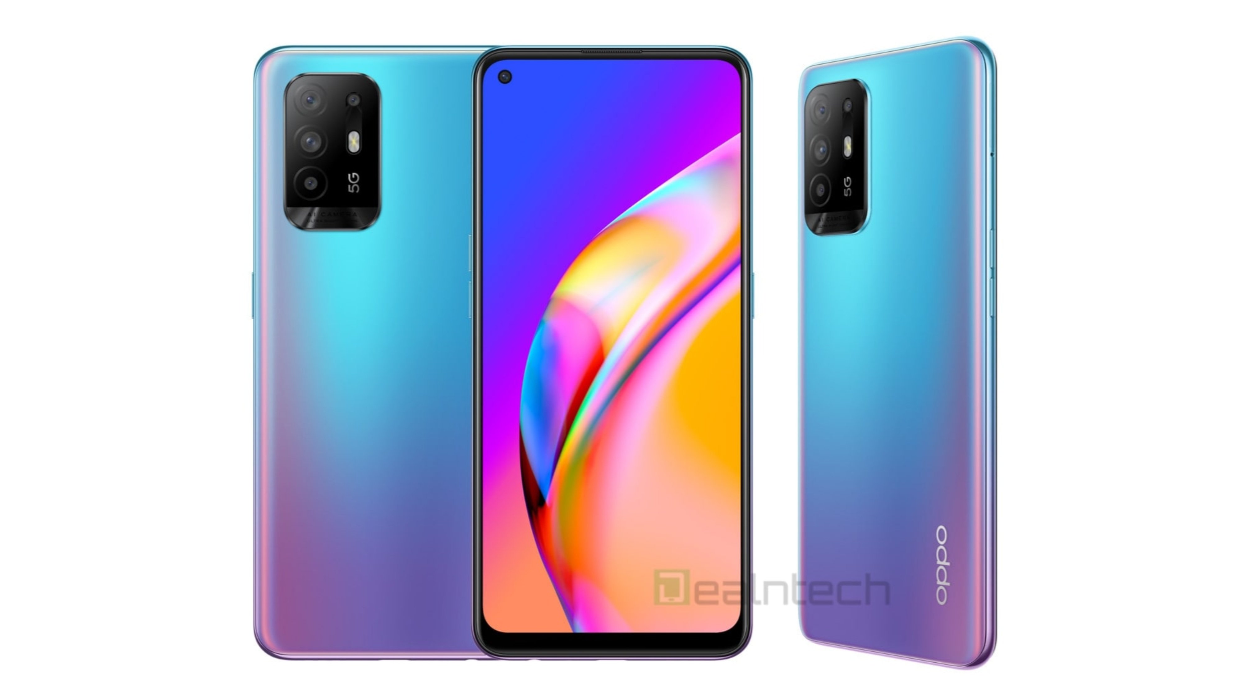 OPPO A94 5G Cosmo Blue Render Leak