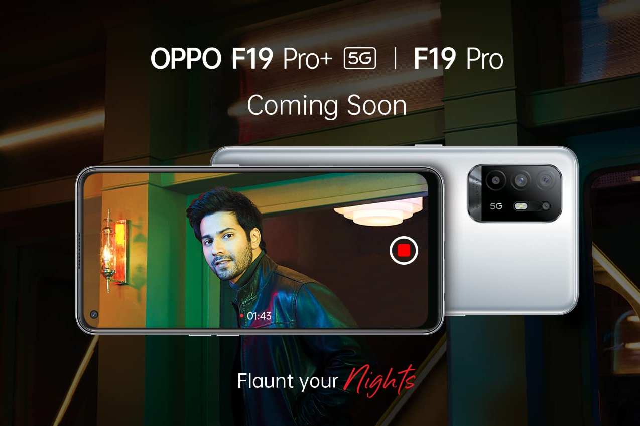 OPPO F19 Pro Plus Teaser India