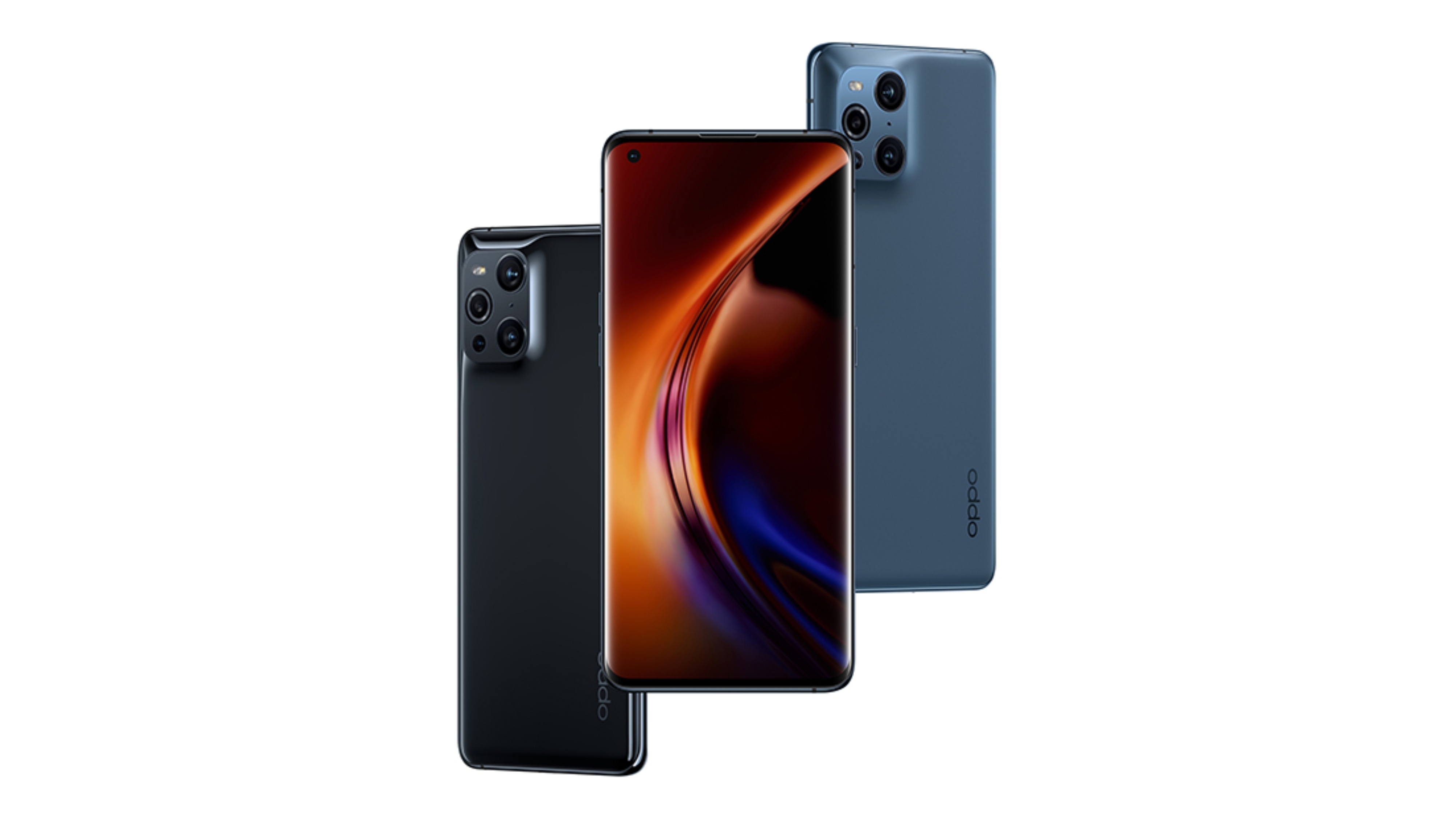 OPPO Find X3 Pro Gloss Black Blue Featured