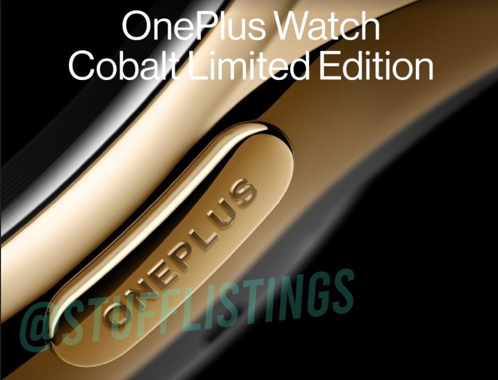 OnePlus Watch Cobalt Limited Edition leak