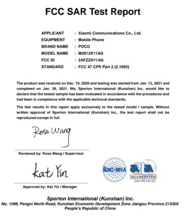POCO F3 moniker appears for Redmi K40’s global model, bags FCC certification 6 POCO F3 FCC