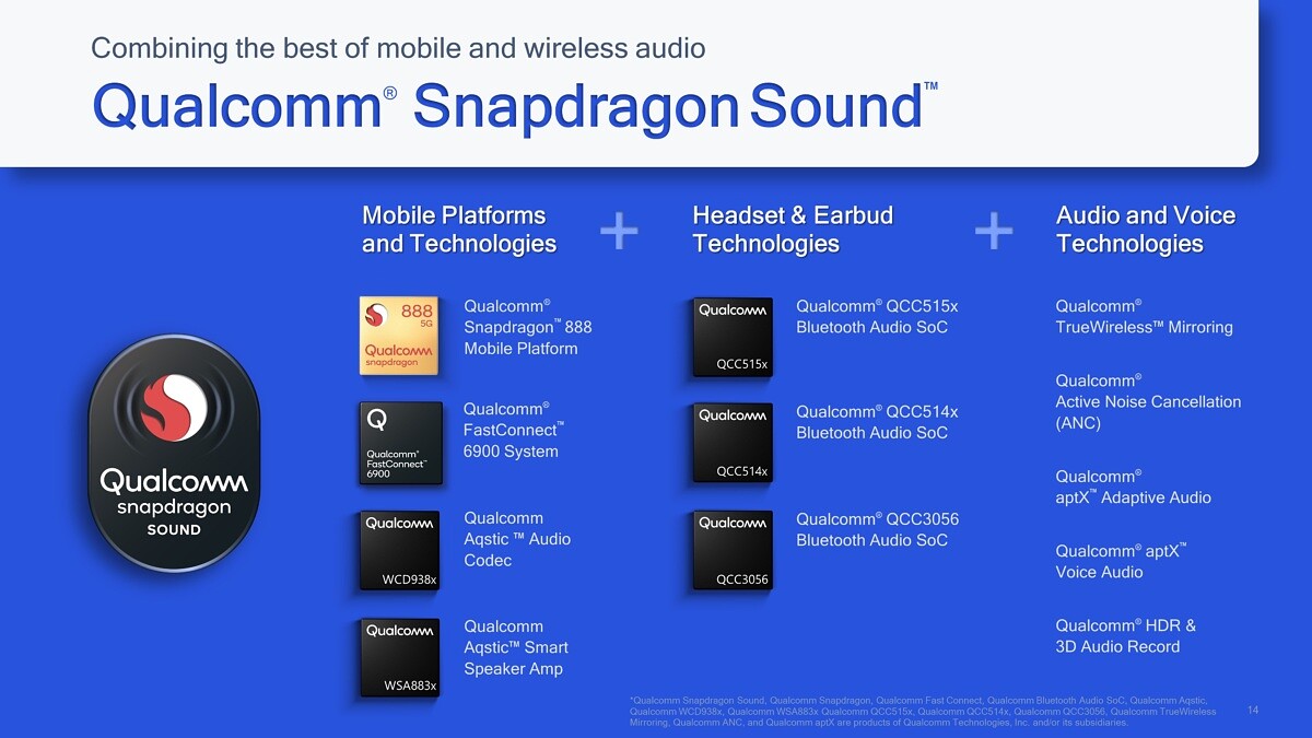 Sonido Qualcomm Snapdragon