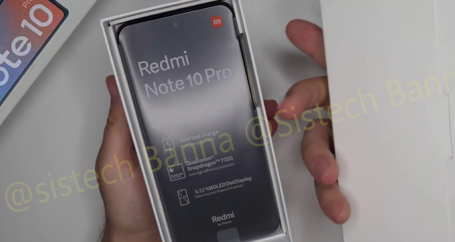 Redmi Note 10 Pro key specifications appear through retail box 