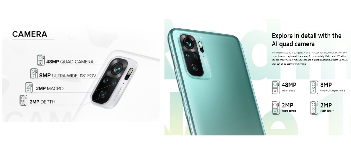 Redmi Note 10 cameras