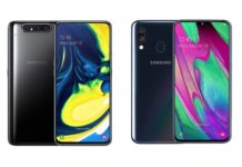 Samsung Galaxy A80, Galaxy A40 get the Android 11(One UI 3.1) update Galaxy A80 A40