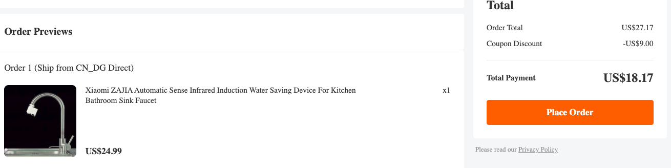 xiaomi zajia faucet sensor 5