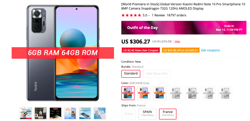 Redmi Note 10 Pro  Sale: Redmi Note 10 Pro To Go On Sale Today via  ; Price, Specifications And Other Details Here