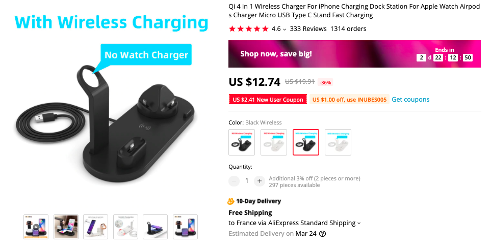 4 in 1 wireless charger 1