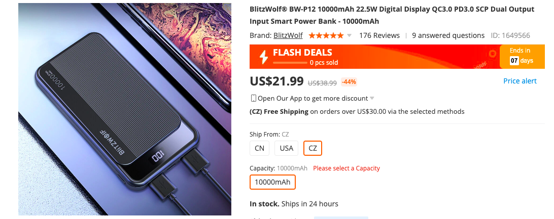 blitzwolf bw-p12 power bank