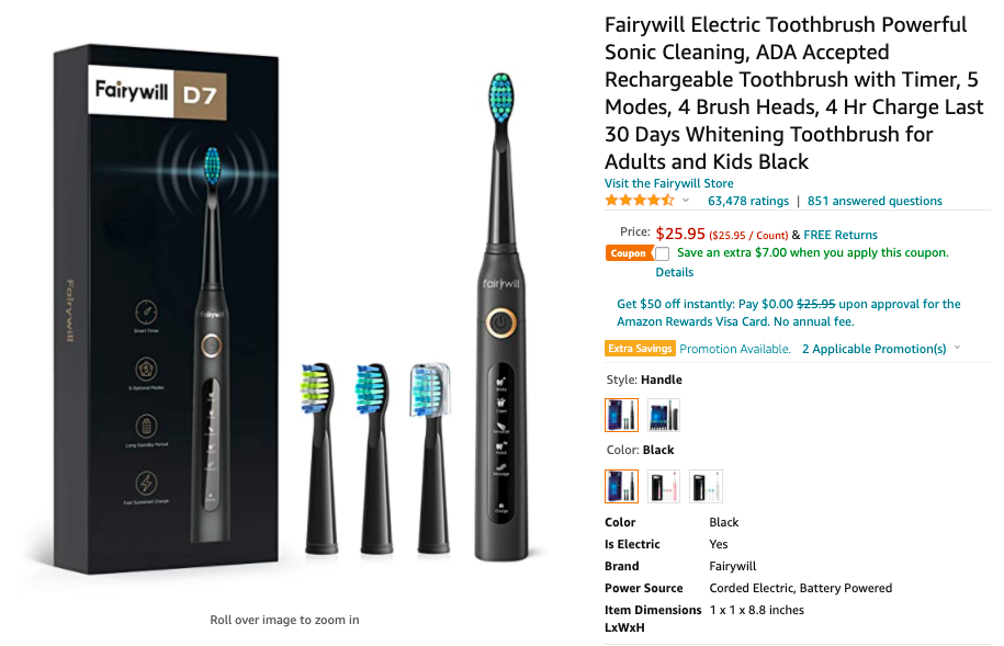 Deal Grab Fairywill Fw 507 Electric Toothbrush For Just 15 76 Original Price 25 95 Gizmochina