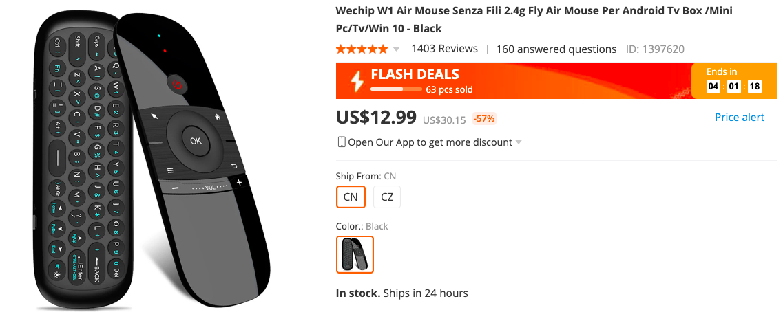 wechip w1 air mouse