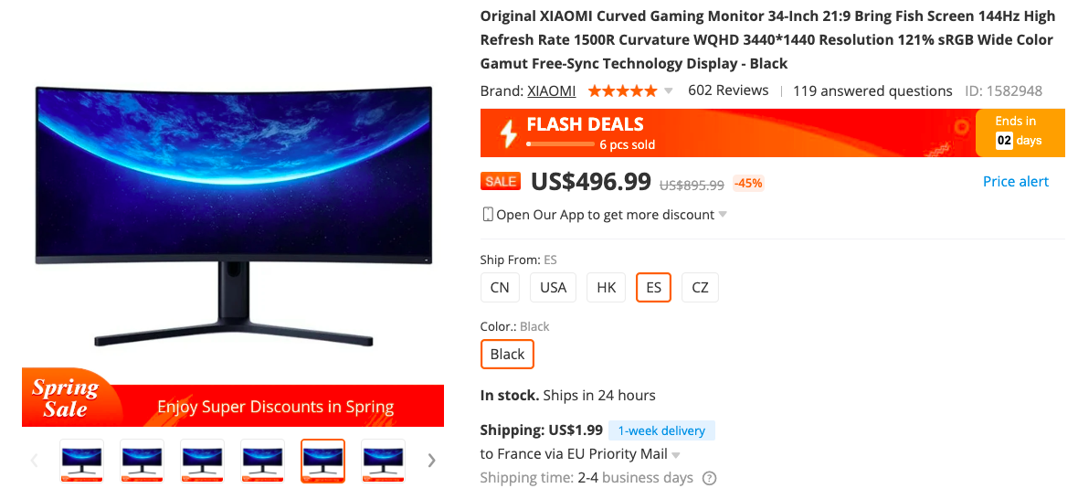 xiaomi gaming monitor