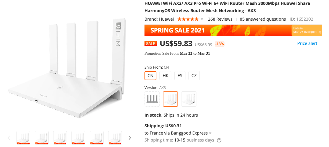huawei ax3 router