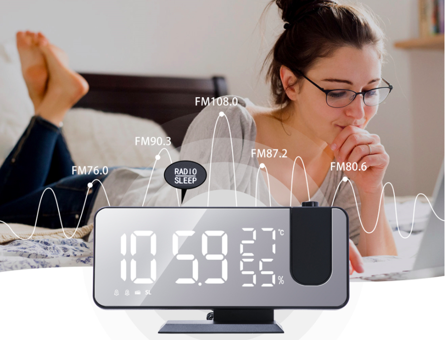 led mirror alarm clock2